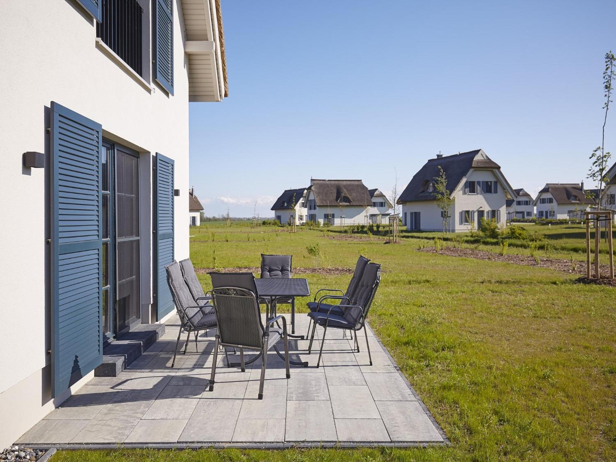 Reetland Am Meer - Premium Reetdachvilla Mit 3 Schlafzimmern, Sauna, Kamin Und Massagesessel F05 Dranske Ngoại thất bức ảnh